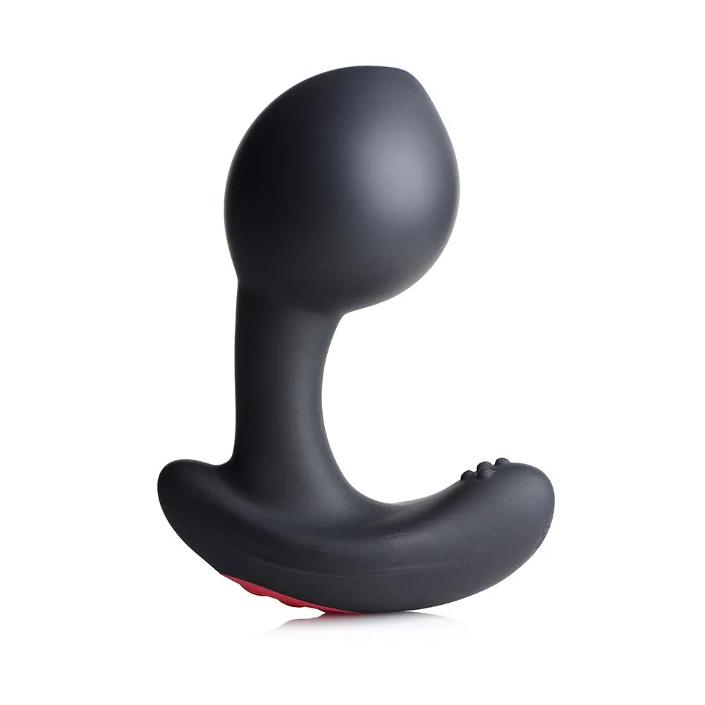 10X Inflatable and Vibrating Silicone Prostate Plug