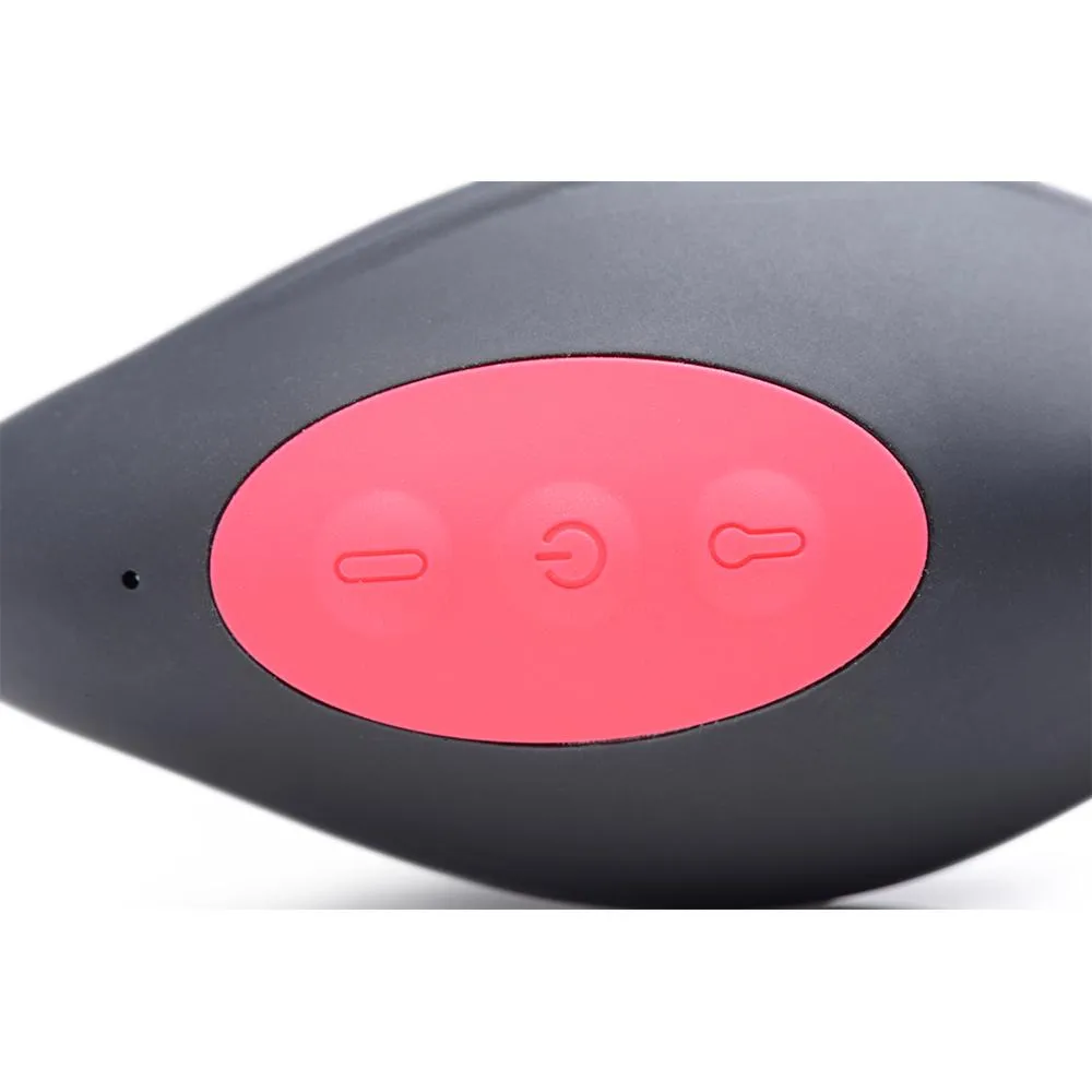 10X Inflatable and Vibrating Silicone Prostate Plug