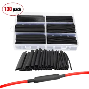 130Pcs Heat Shrink Tubing Kit