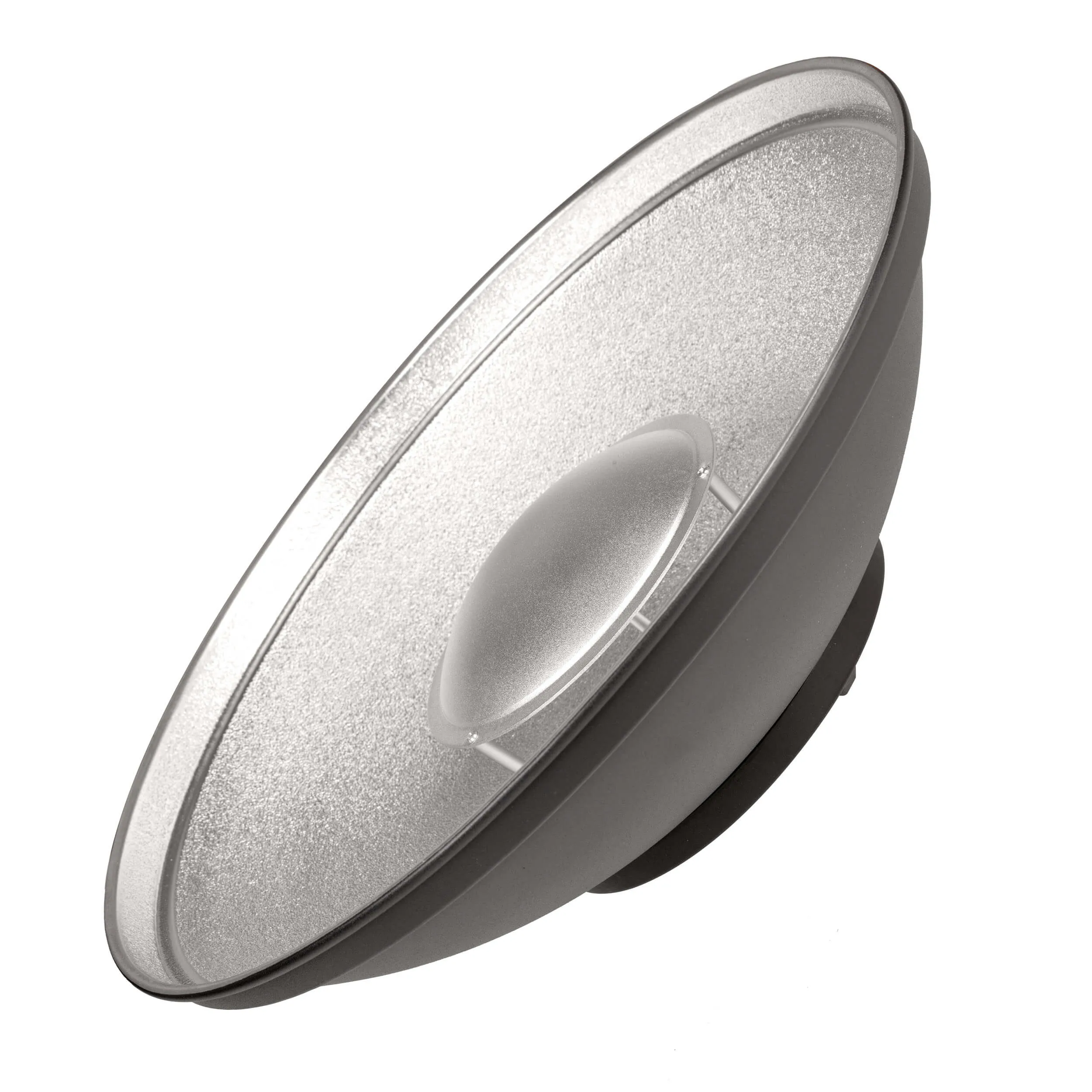 27.5" Photography Beauty Dish Reflector Silver & Grid