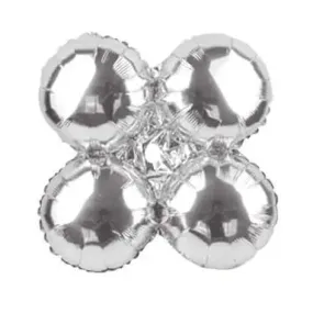 30" Quad Silver Mylar Balloon