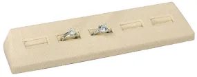 5-Slot Angled Ring Displays, 8" L x 1.75" W