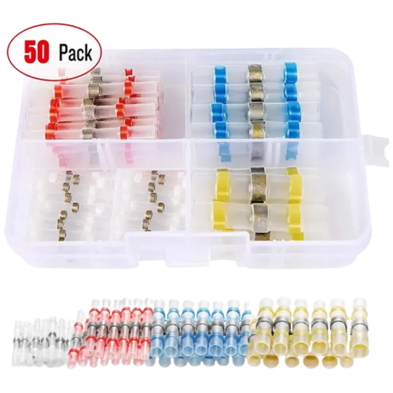 50pcs Solder Seal Wire Connector Kit