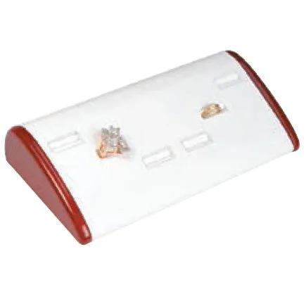 6-Slot Ring Ramps in Pearl & Mahogany, 8.75" L x 4.5" W