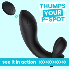 ABIAN Thumping Prostate Massager With Wireless Remote