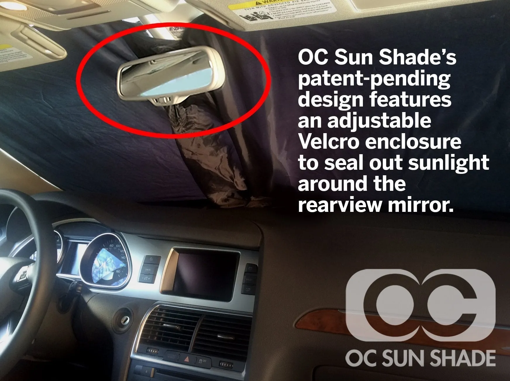 Alfa Romeo Stelvio Quadrifoglio 2016 - 2024 Heat and UV Sun Shade by OC Sun Shade