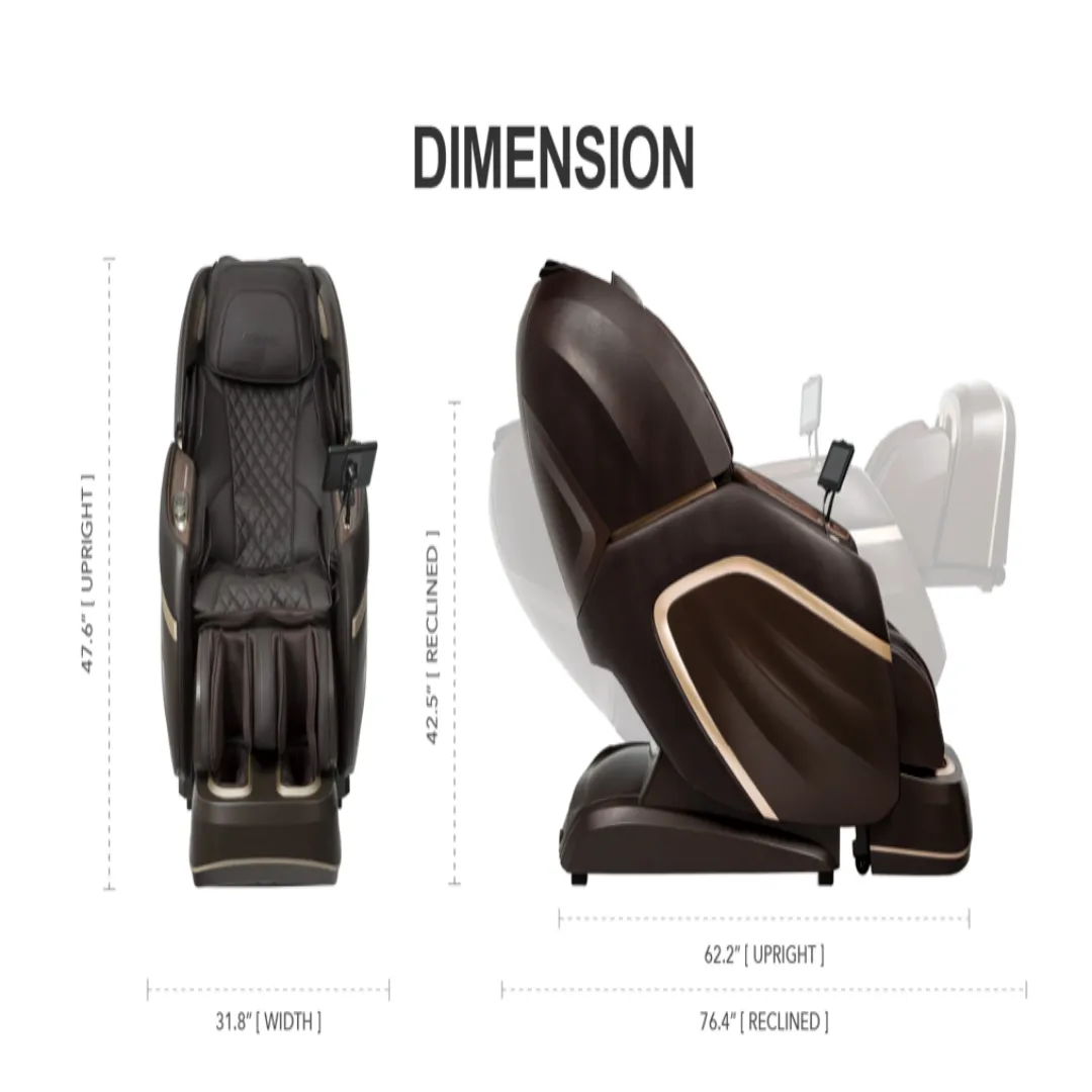 AmaMedic Hilux 4D Full Body Reclining Massage Chair with Touch Screen Display