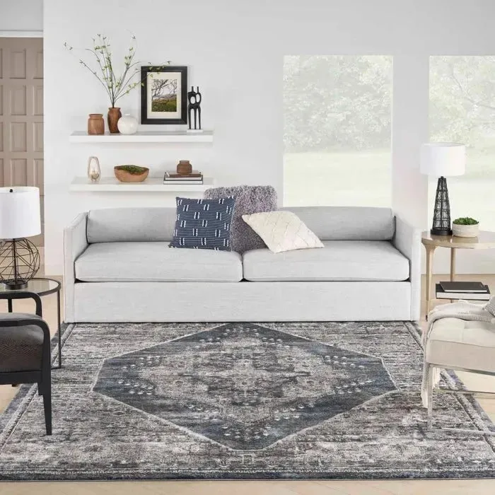 American Manor(KI100) AMR02 Blue Rug