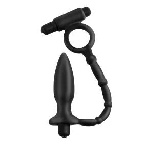 Anal Fantasy Collection Ass-Kicker with Cockring - Black