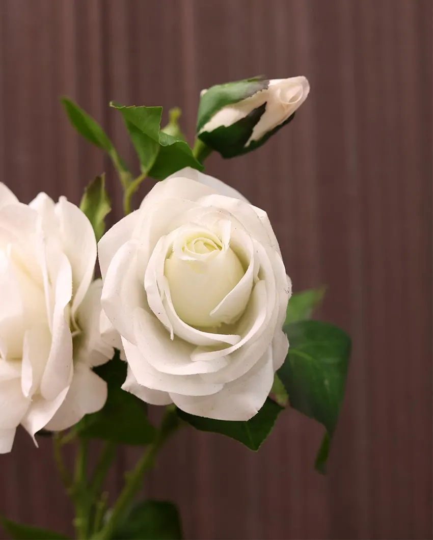 Andrea Silicone Rose Artificial Flower | Vase Not Included