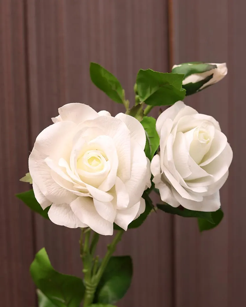 Andrea Silicone Rose Artificial Flower | Vase Not Included