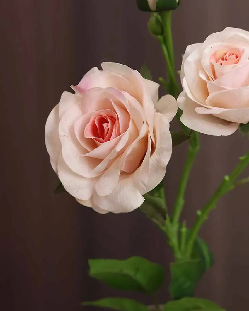 Andrea Silicone Rose Artificial Flower | Vase Not Included