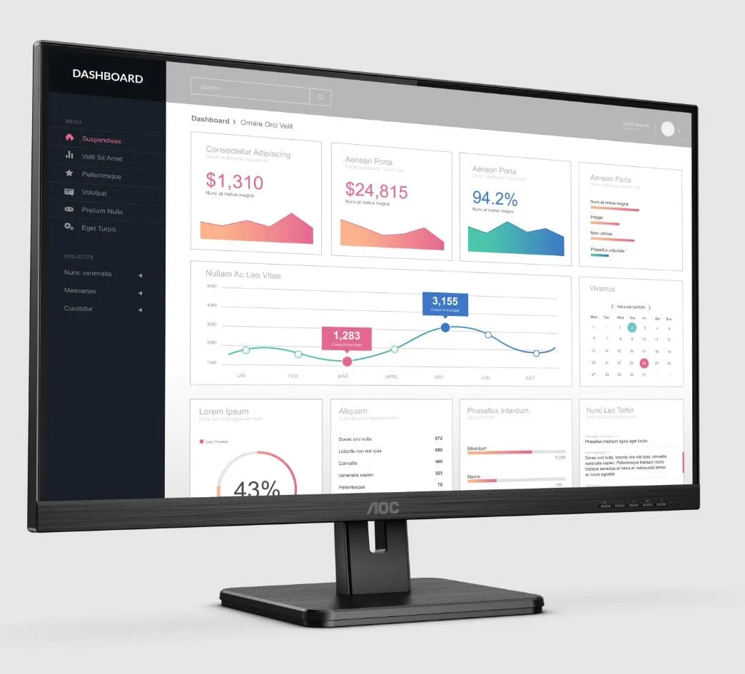 AOC 24" 1920 x 1080 75Hz IPS Monitor - Certified Refurbished