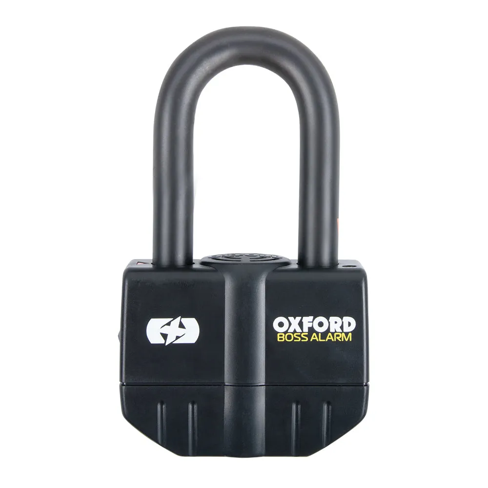 Aprilia Caponord 1000 Oxford Boss LK484 Alarm 16mm Padlock Motorcycle Disc Lock 100db Black