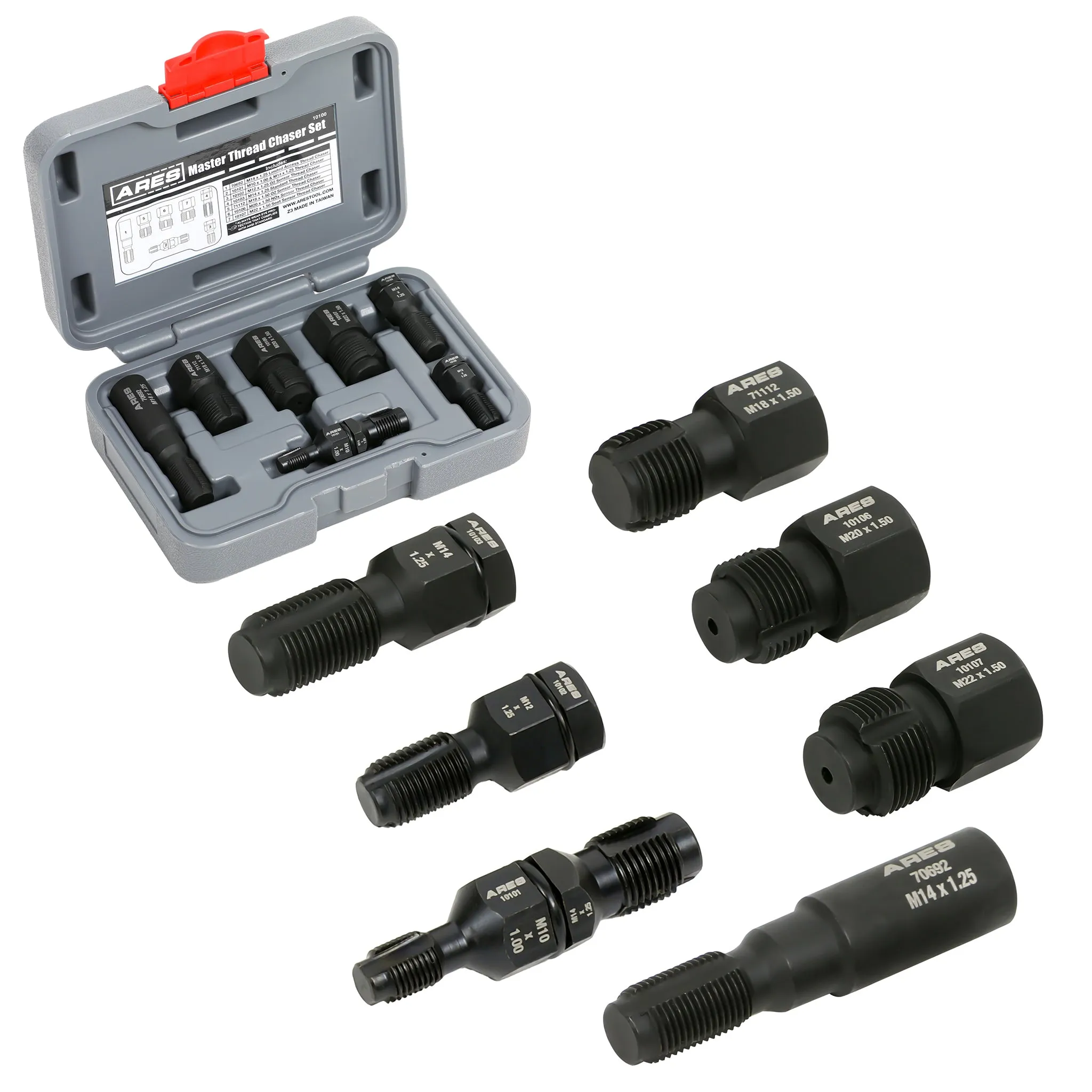 ARES 10100 - 7-Piece Master Thread Chaser Set