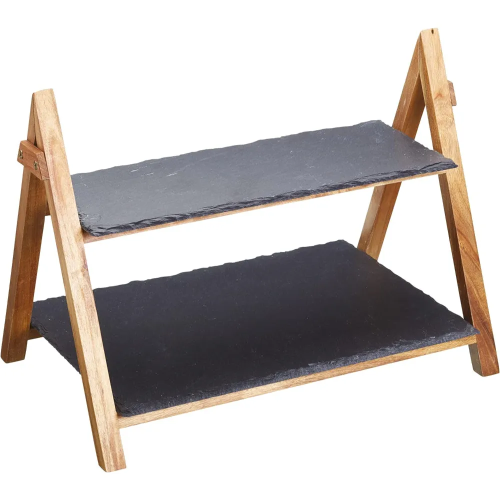 Art Serving Stand 2 Tier 40X30Cm