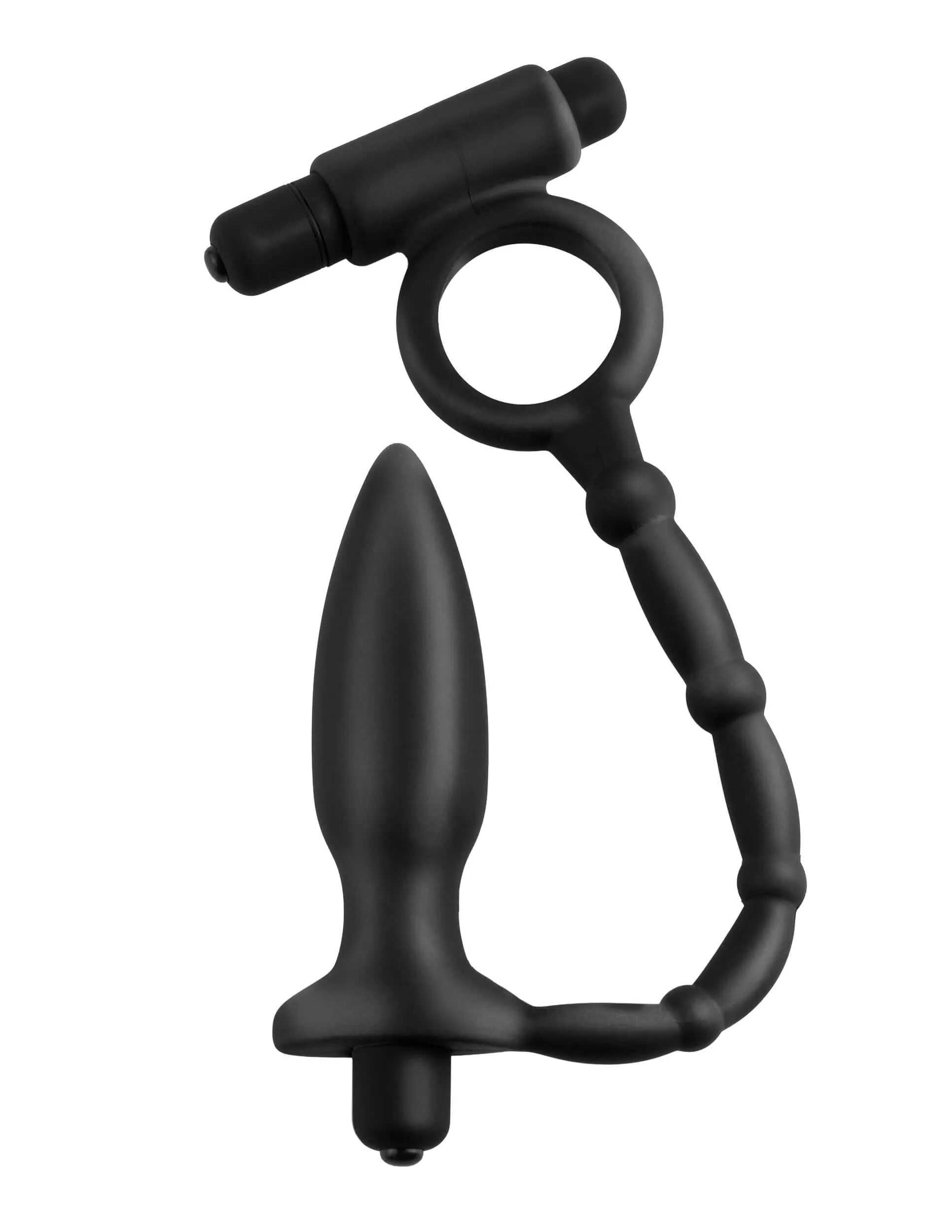 Ass Kicker Plug with Cock Ring – Elite Silicone Anal Plug & Performance Enhancing Cock Ring