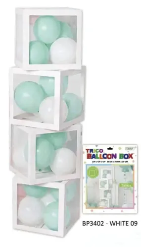 Balloon Box - White (4ct)