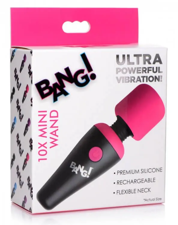 Bang! 10X Vibrating Mini Wand Pink