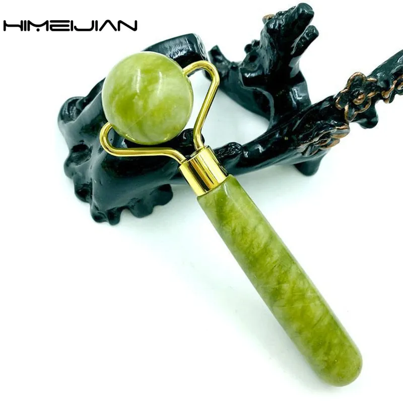 Beauty 3pieces Set Jade Roller Massager Gua Sha Jade Stone