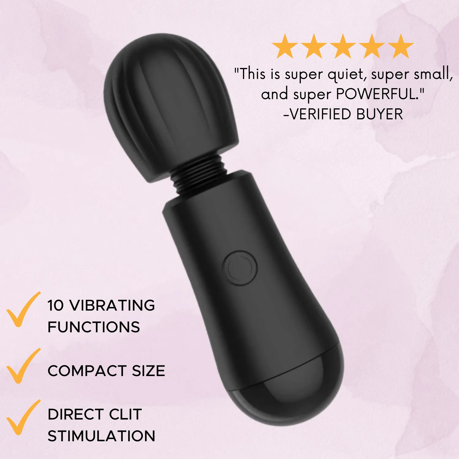 BEM Mini Silicone Wand Massager