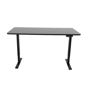Black MDF Office Desk Table Top 160x75cm with Cable Hole