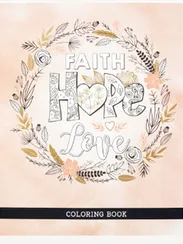 Book Coloring Faith Hope Love Clr043