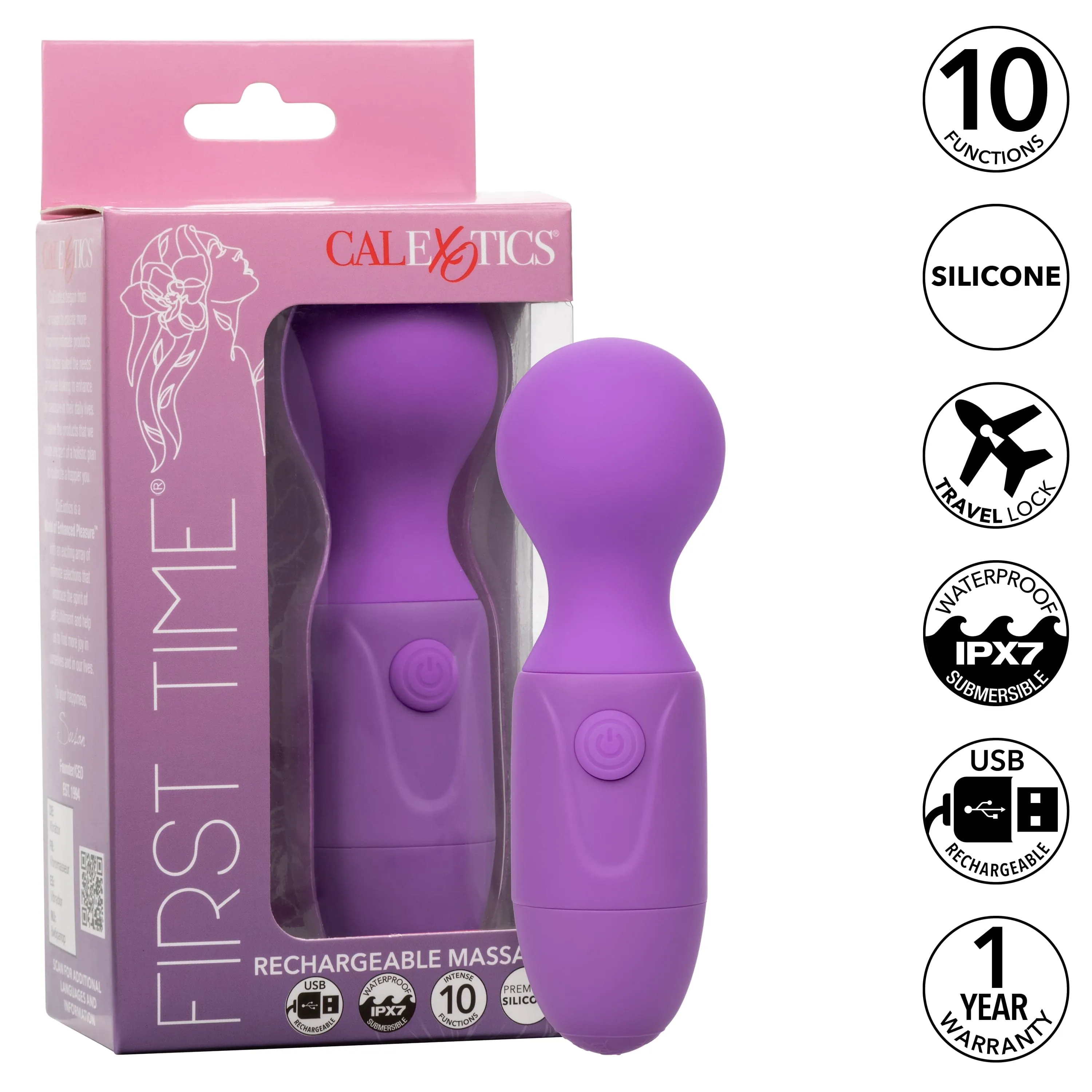 California Exotics - First Time Rechargeable Mini Wand Massager