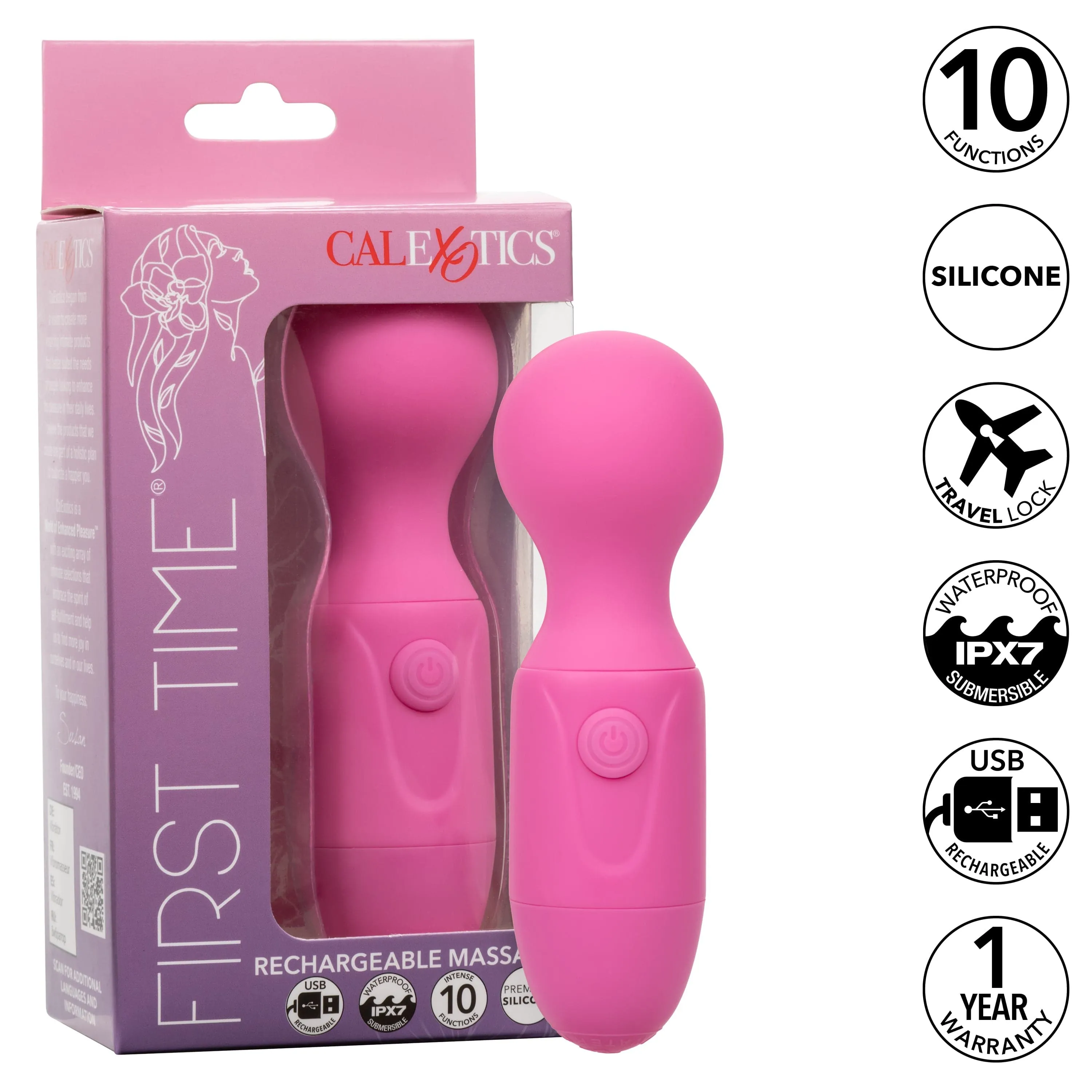 California Exotics - First Time Rechargeable Mini Wand Massager