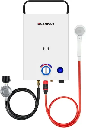 CAMPLUX F10 Portable Tankless Water Heater: Instant Hot Water On-The-Go
