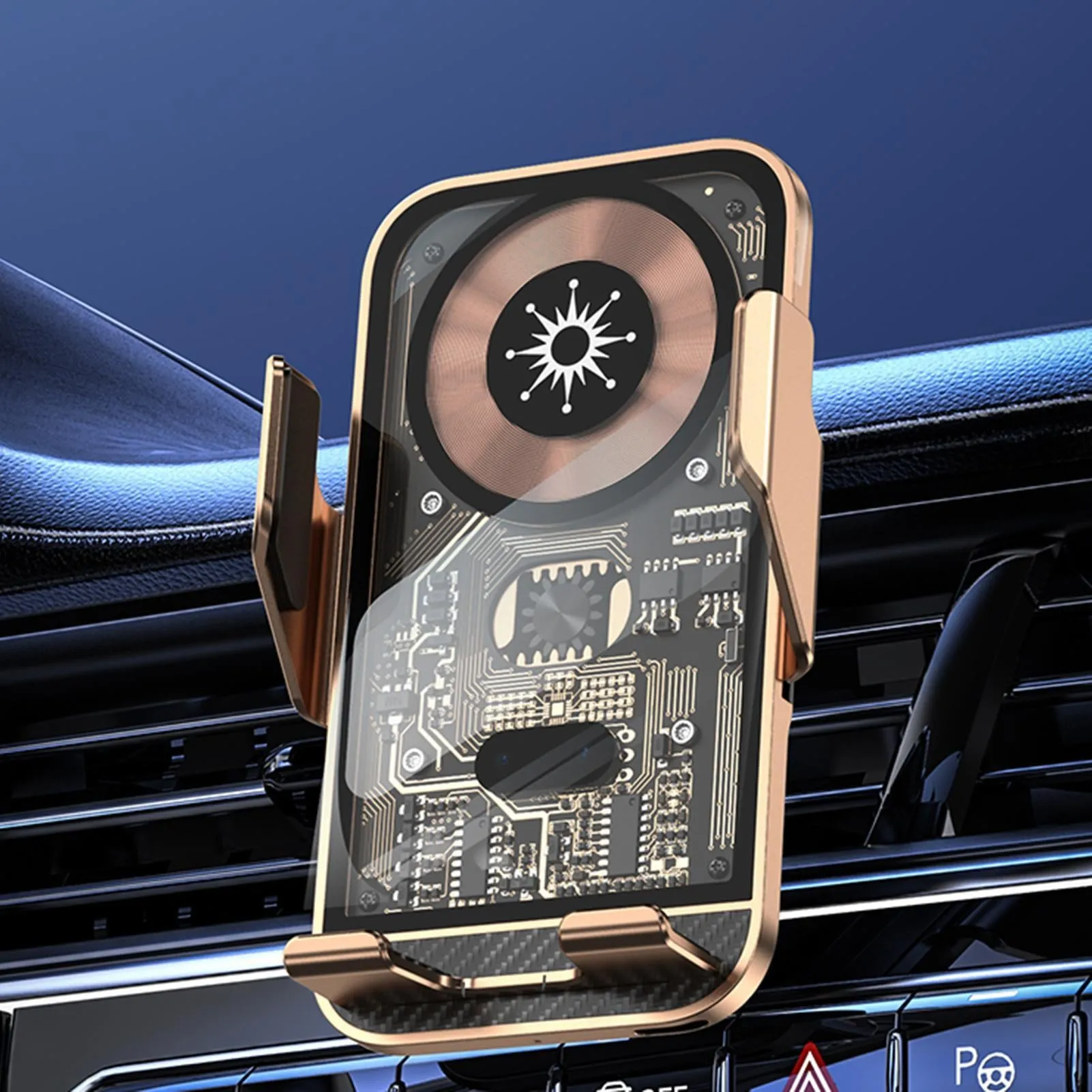 Car Phone Holder Wireless Charger Infrared Sensor Wireless