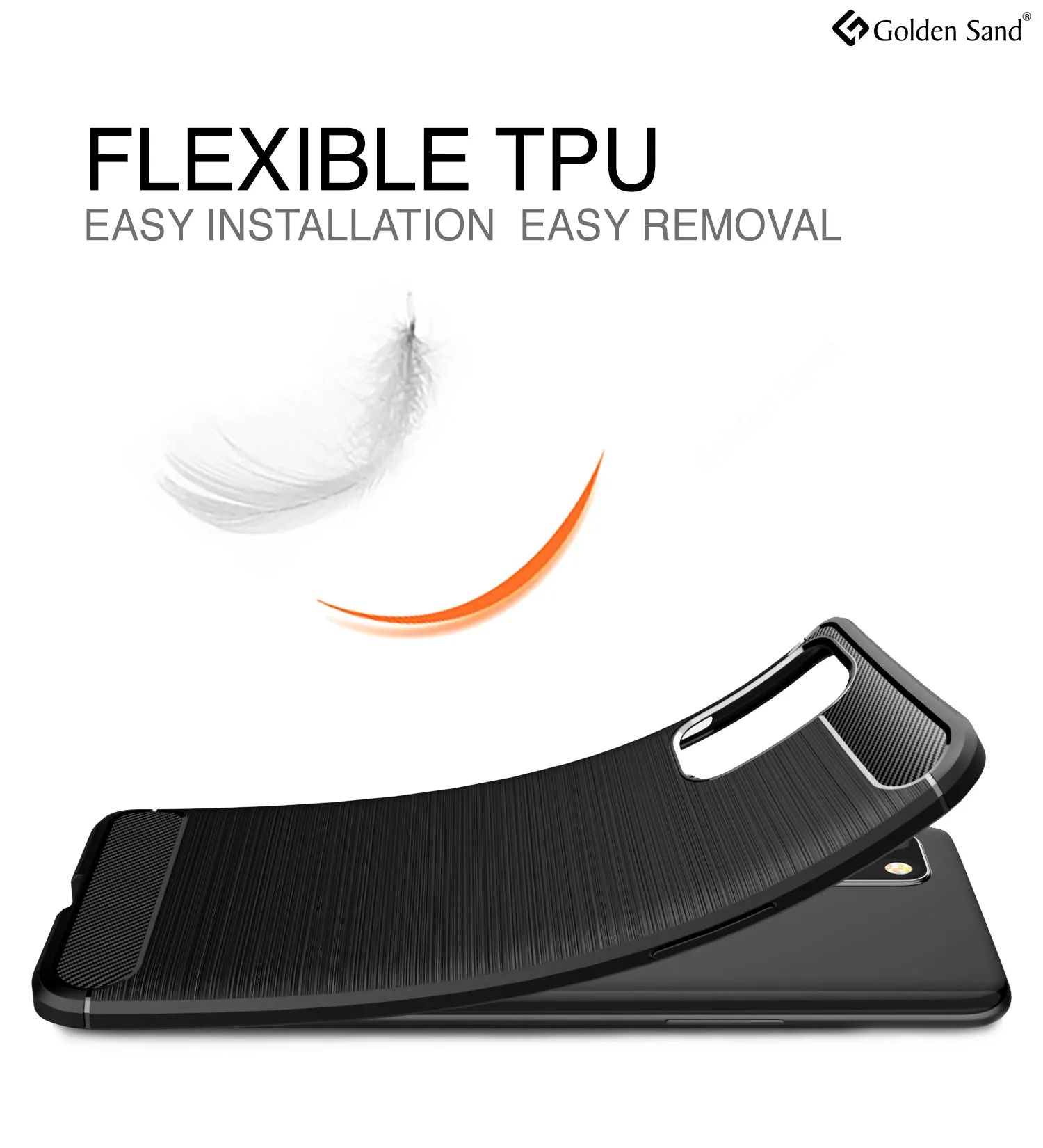 Carbon Fibre Series Shockproof Armor Back Cover for OnePlus 8T, One Plus 9R, Black