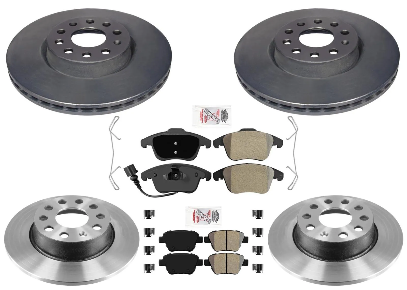 Carbon Performance Disc Brake Rotors Brake Pads For Volkswagen Passat 12-14
