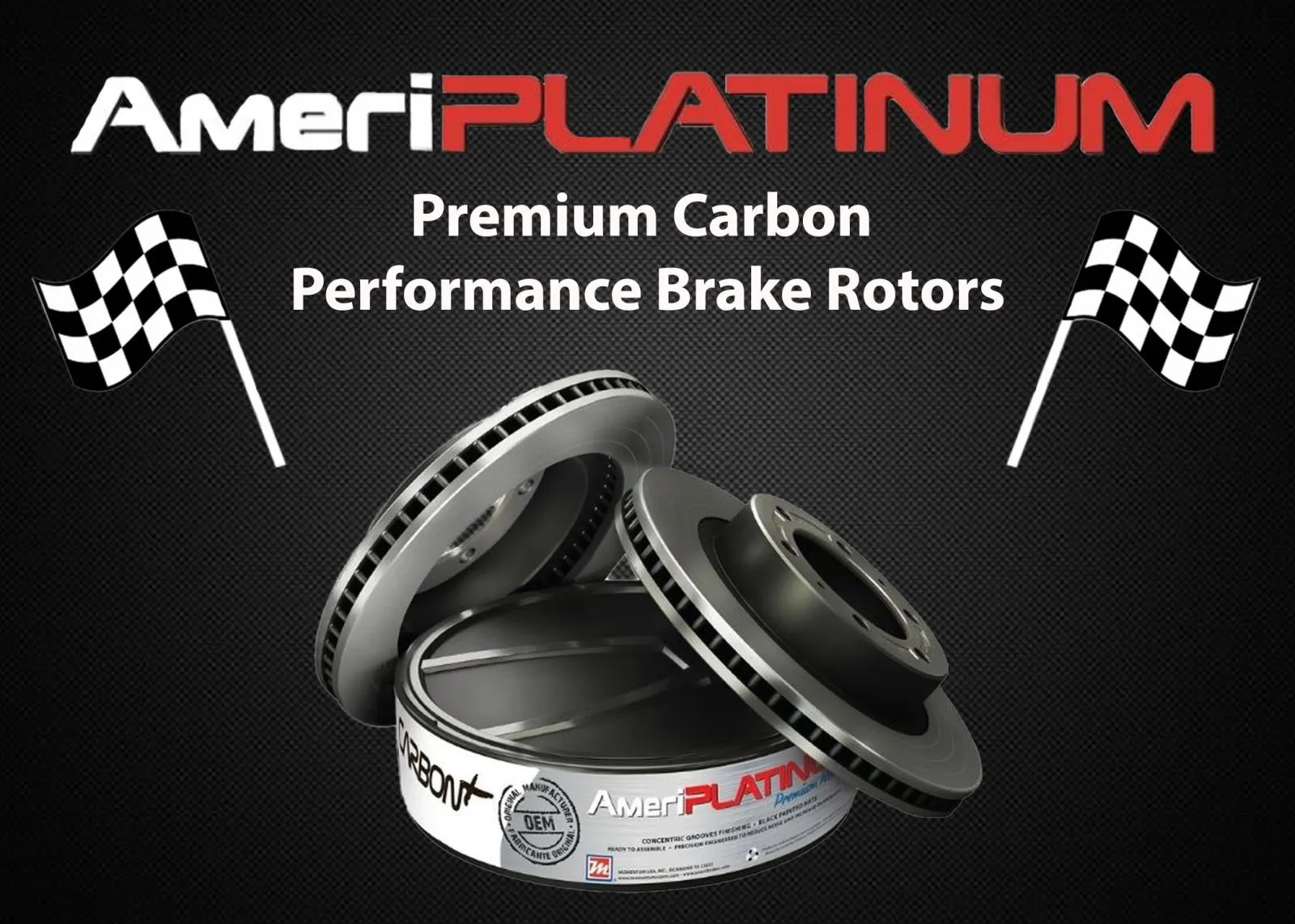 Carbon Performance Disc Brake Rotors Brake Pads For Volkswagen Passat 12-14