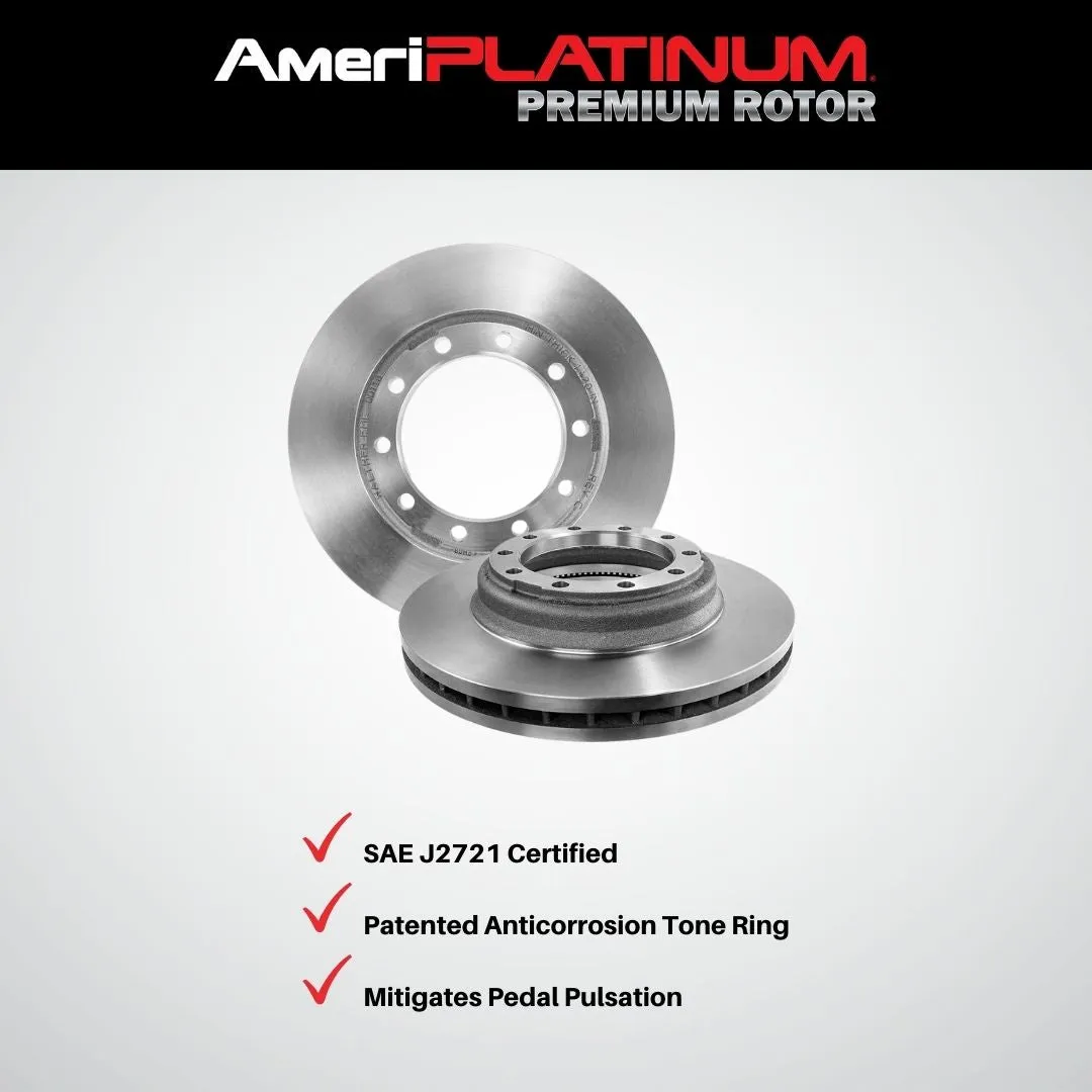 Carbon Performance F & R Disc Brake Rotors & Brake Pads For Audi Q3 2013-2015