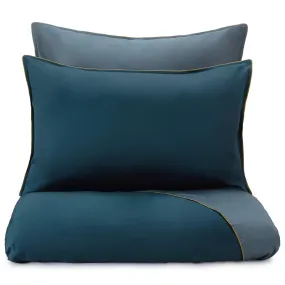 Catania Sateen Bedding [Forest green/Emerald/Mustard]