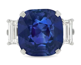 Ceylon Sapphire Ring, 20.26 Carats