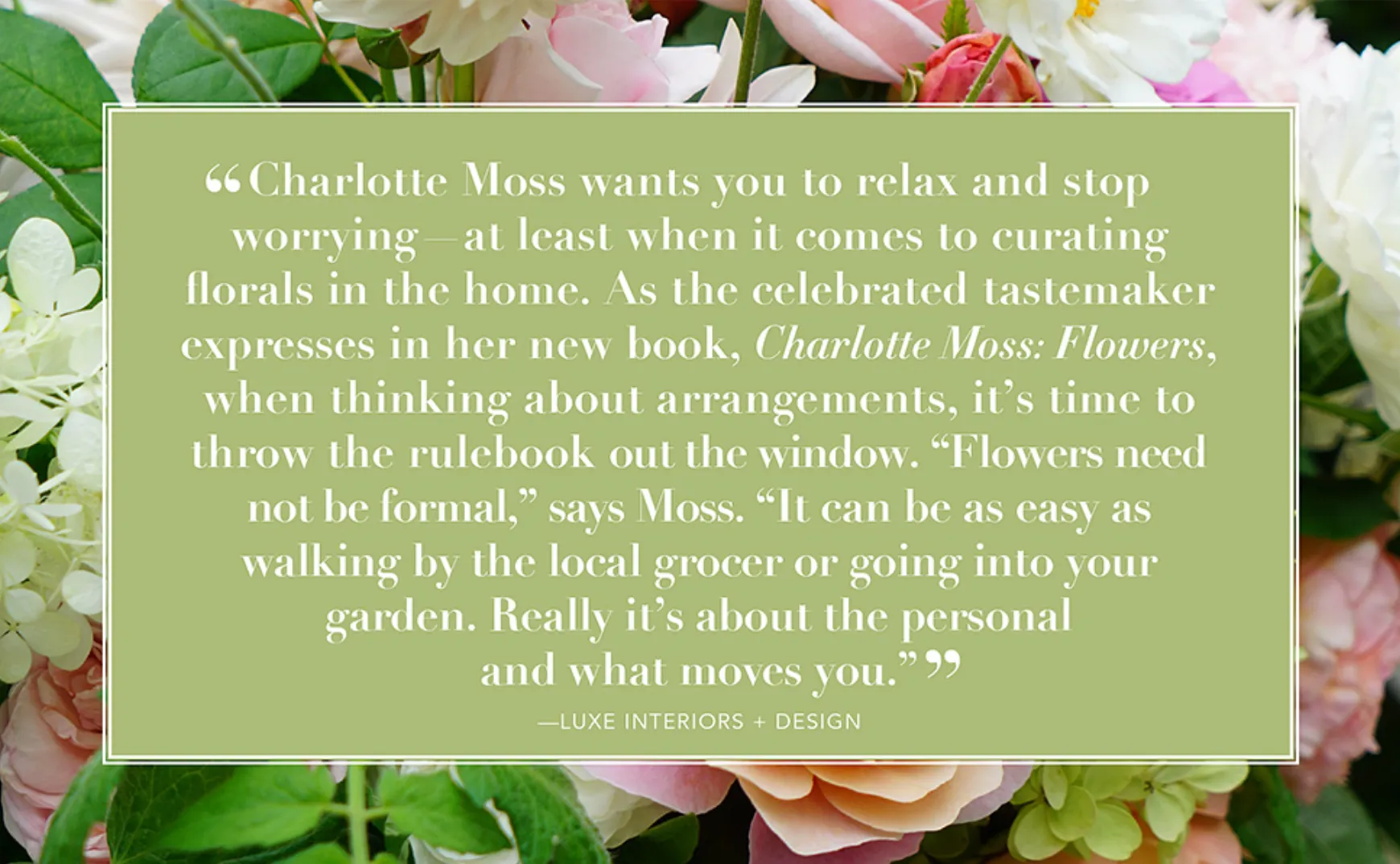 Charlotte Moss Flowers