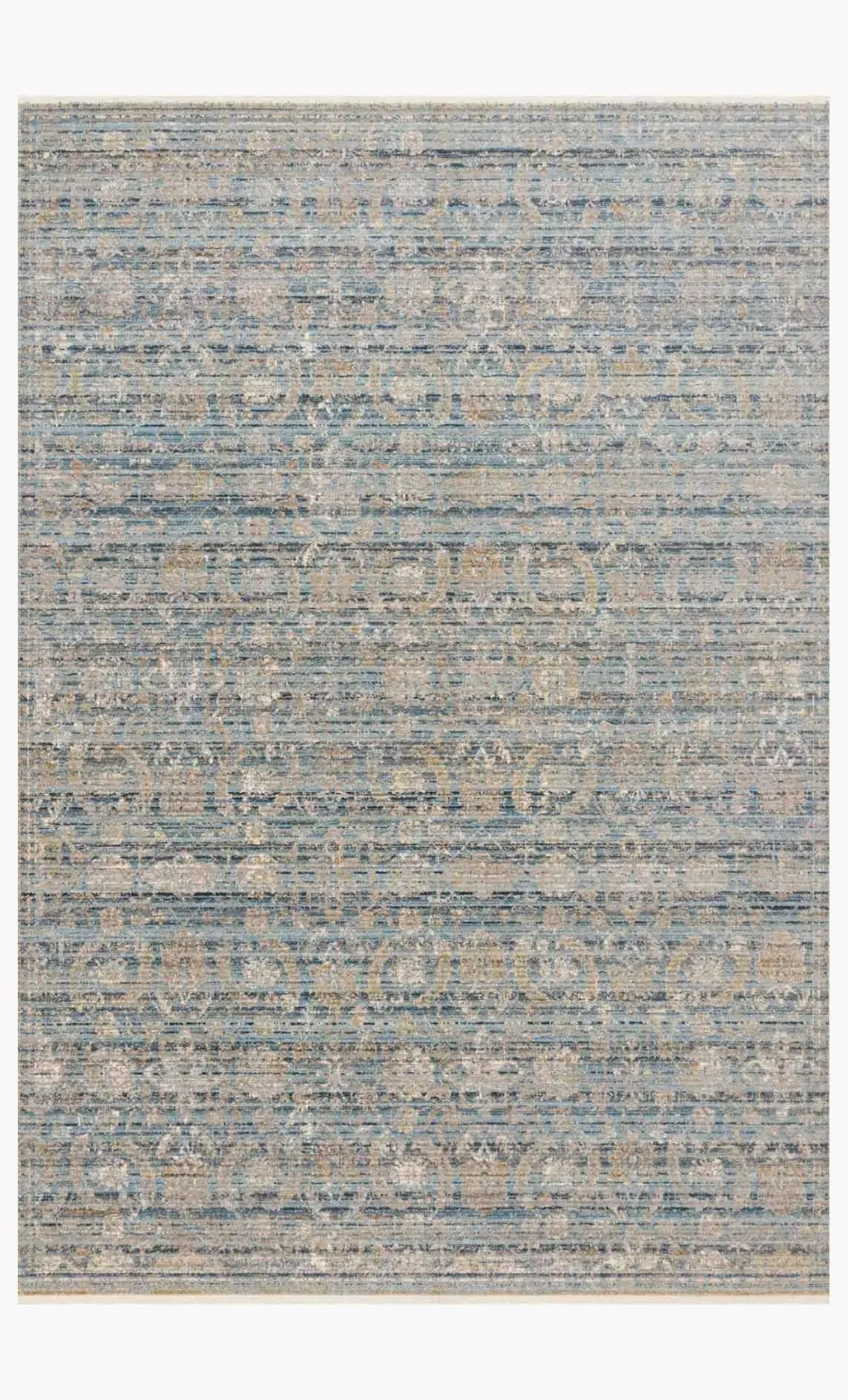 Claire CLE-03 Ocean/Gold Rug