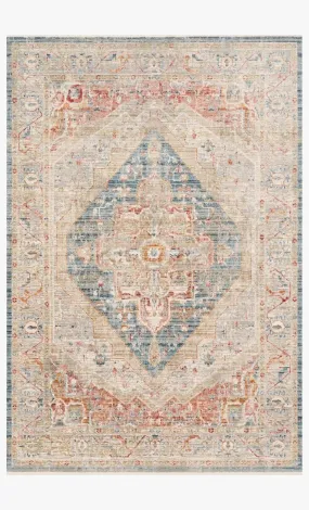 Claire CLE-04 Blue/Multi Rug