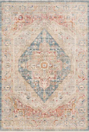 Claire Rug in Blue & Multi