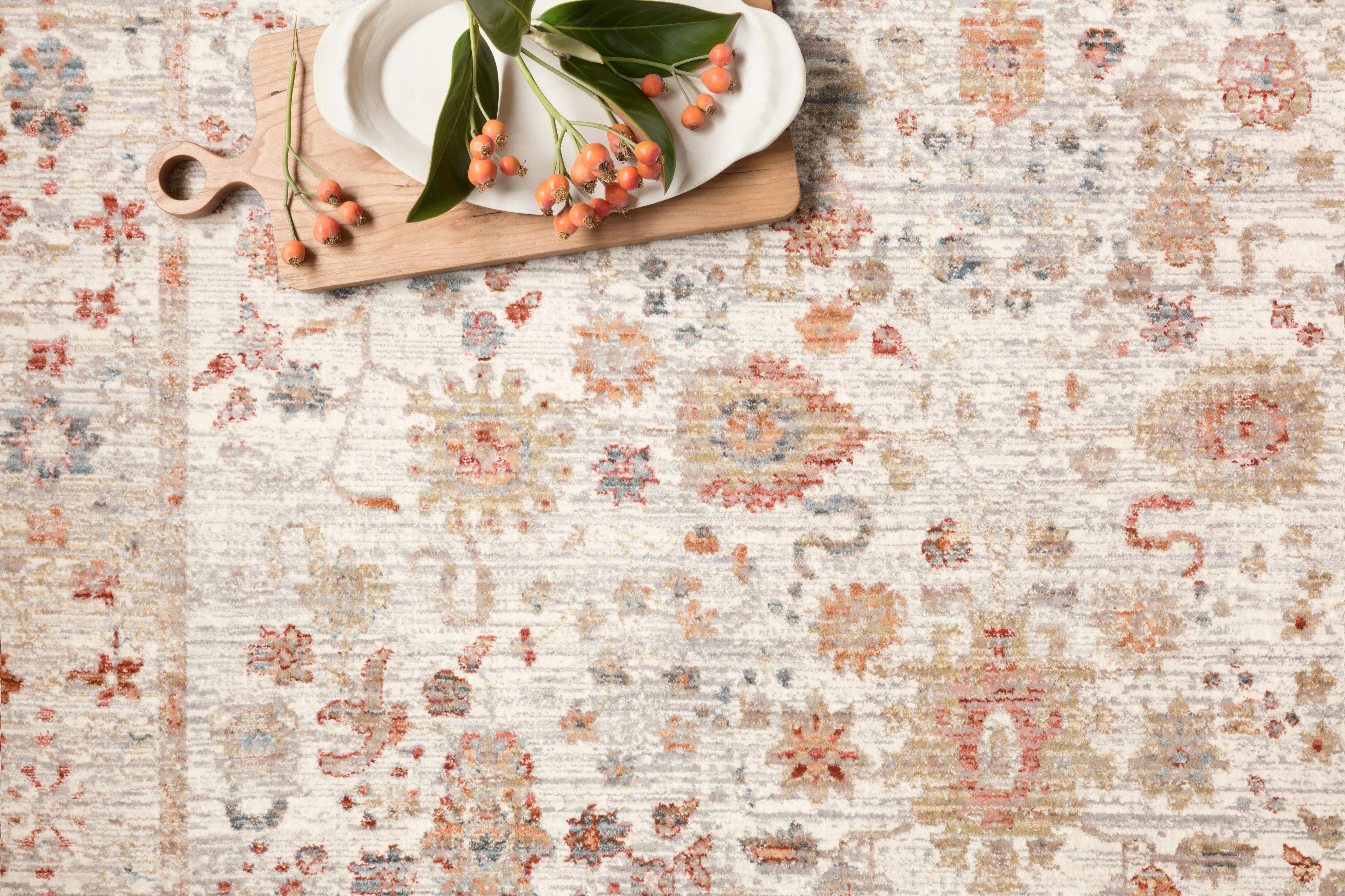 Claire Rug in Ivory & Multi