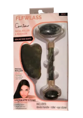 Contour Facial Roller and Massager with Stone