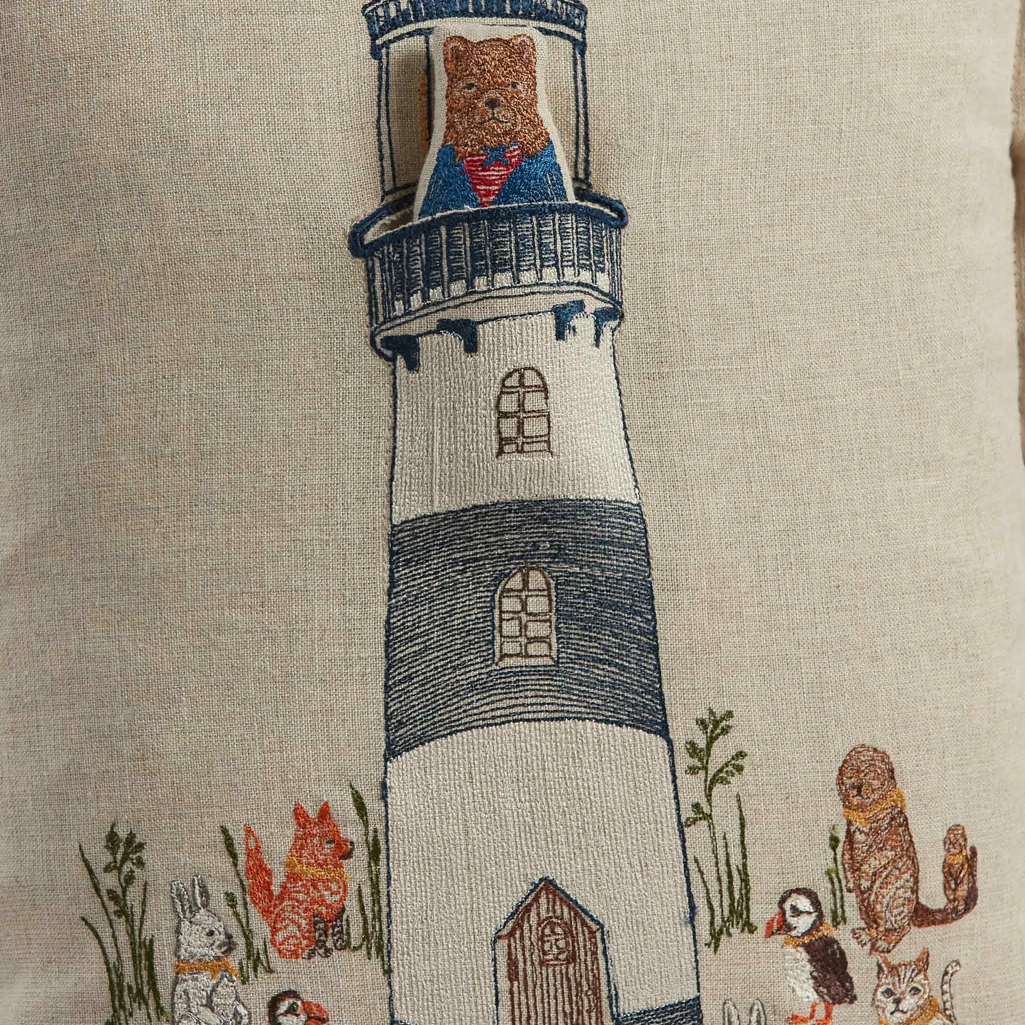 Coral & Tusk Lighthouse Friends Pocket Pillow