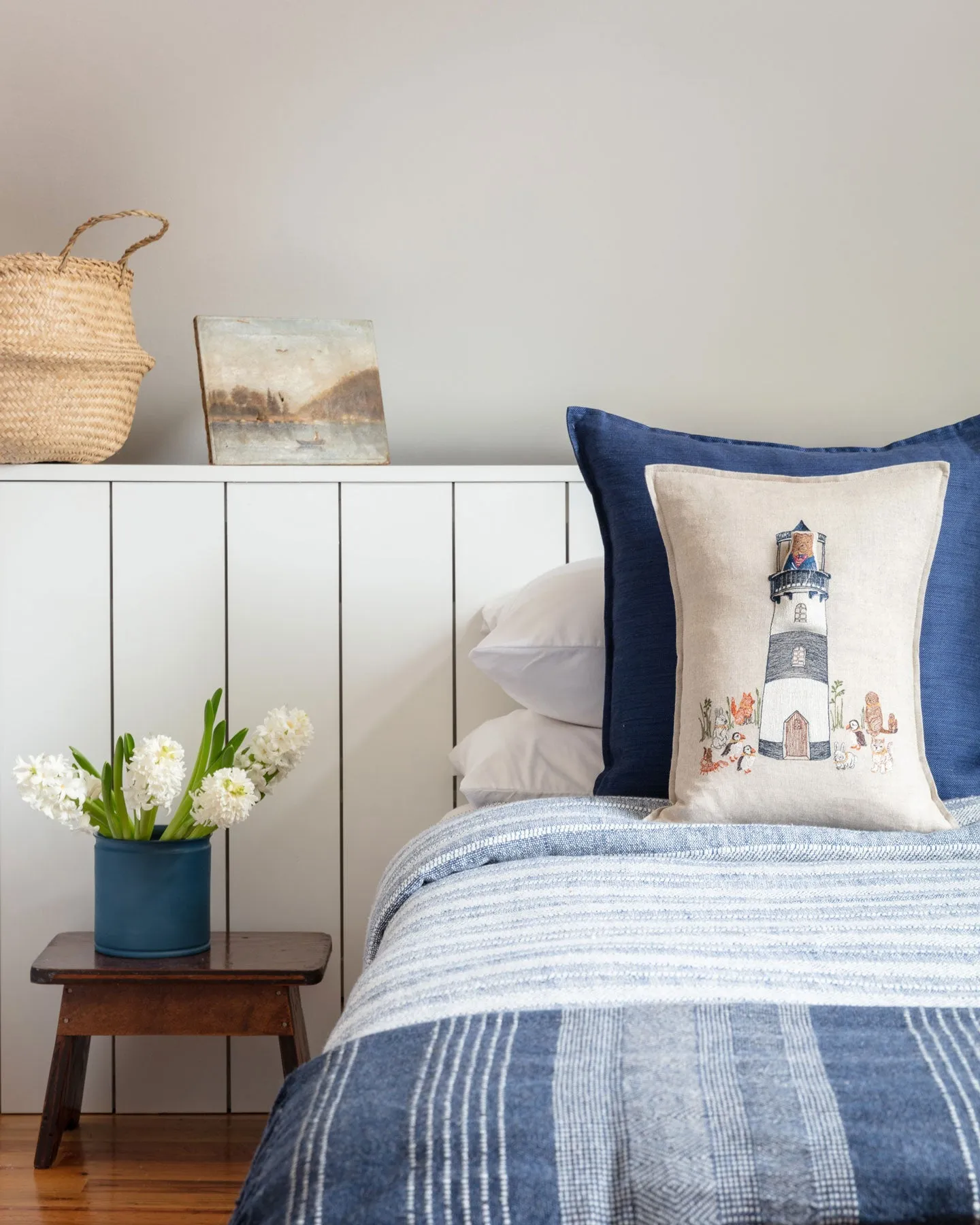 Coral & Tusk Lighthouse Friends Pocket Pillow