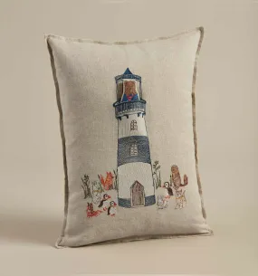 Coral & Tusk Lighthouse Friends Pocket Pillow
