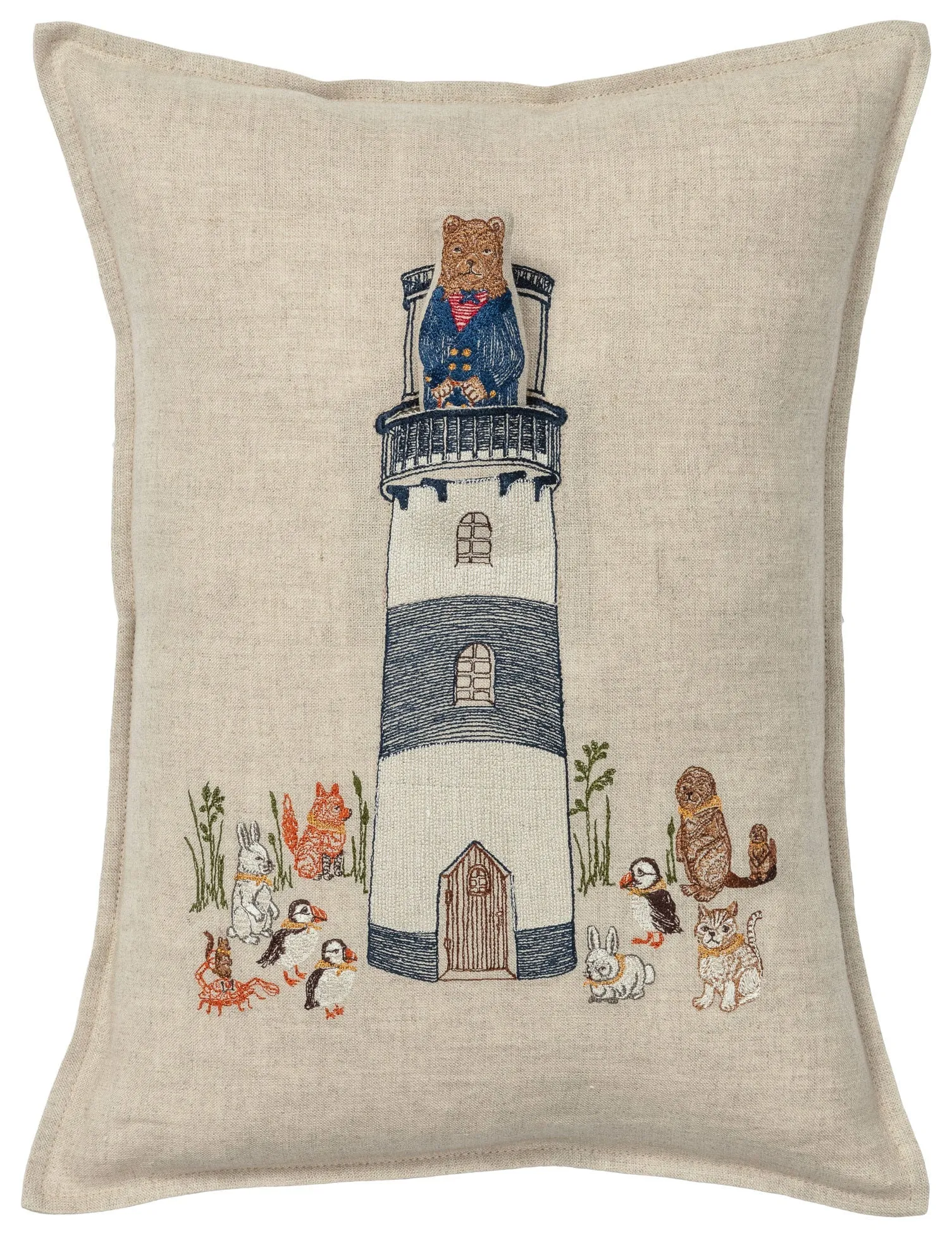 Coral & Tusk Lighthouse Friends Pocket Pillow