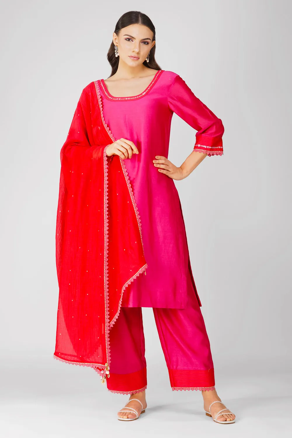 Cosmic Flower Kurta Set