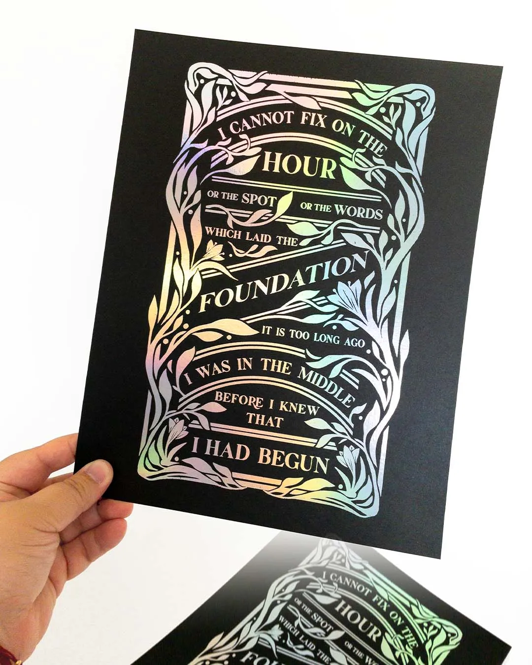Darcy's Love - 8.5"x11" Foil Print