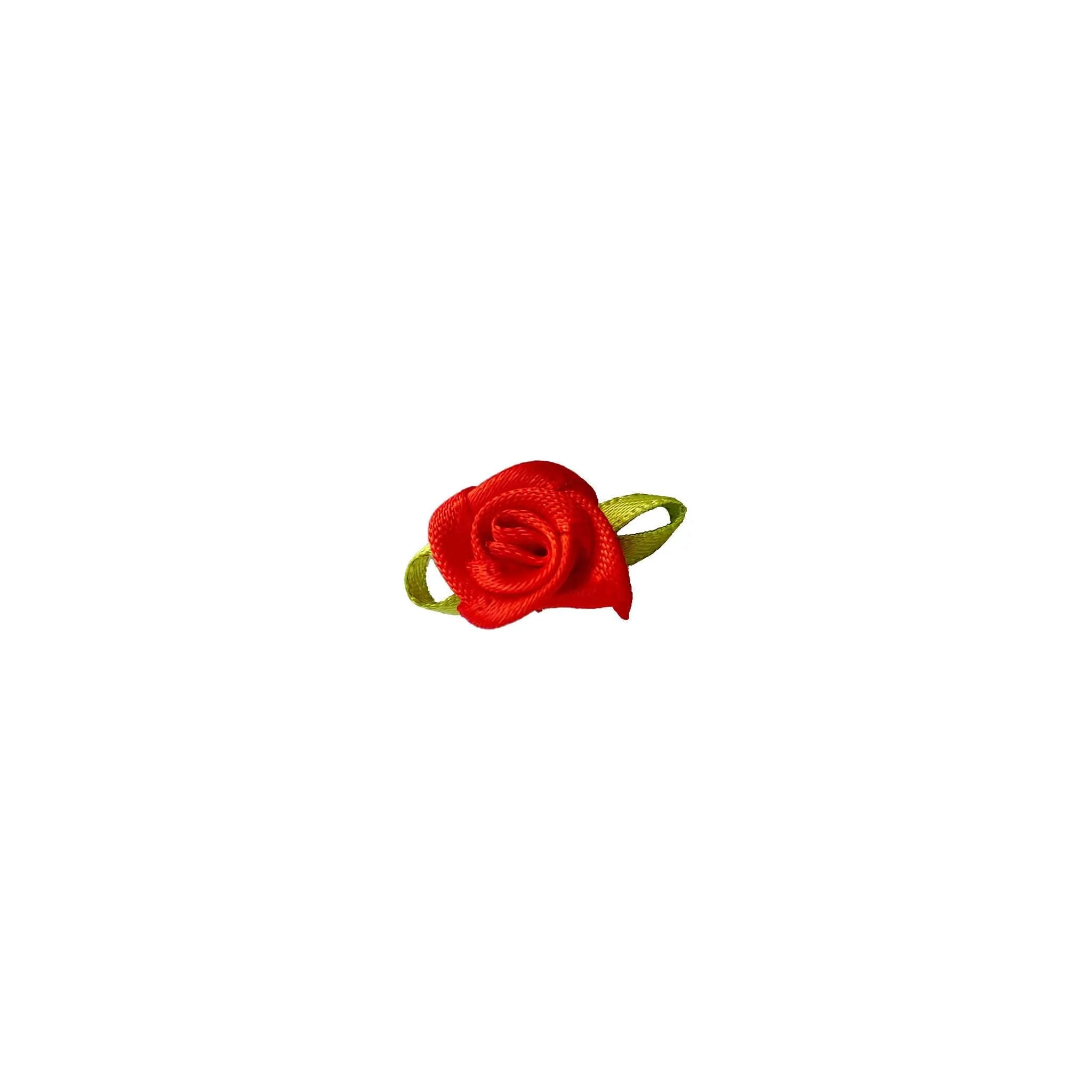 Decorative Artificial Mini Rose Fabric Flower for Decor, Craft or Textile - Design 131